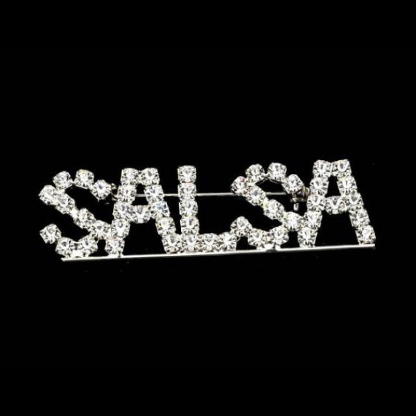 Katz Kristall Brosche JE-13 Salsa - SALE