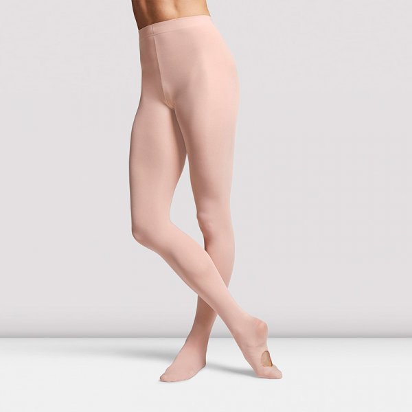 Bloch Ballettstrumpfhose T0982 Convertible Tights pink P/S (152-164)